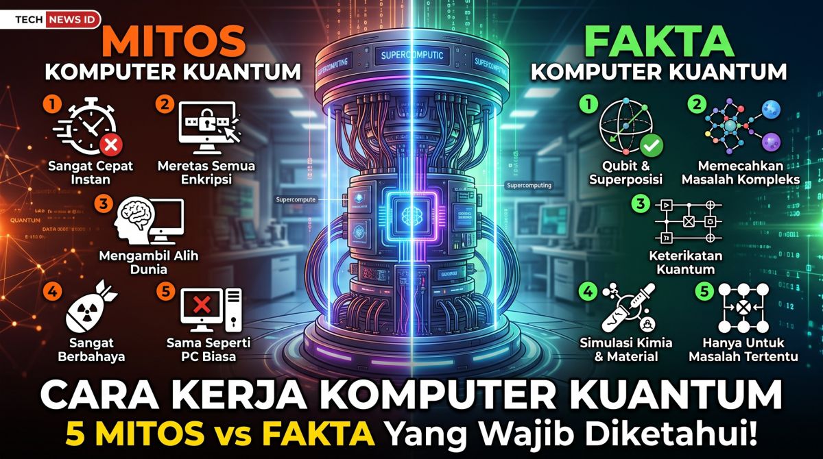 Cara Kerja Komputer Kuantum yang Perlu Anda Ketahui (5 Mitos dan Fakta)